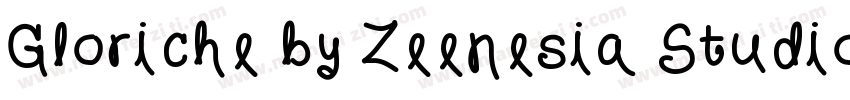 Gloriche by Zeenesia Studio字体转换